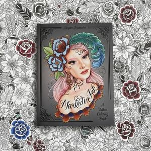 Megan Massacre Marked in Ink Tattoo Coloring Book